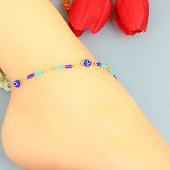 Handmade Anklet – A Stylish Choice for Women, Thoughtful Gift Idea, EVCH1877 - Picture 4 of 10
